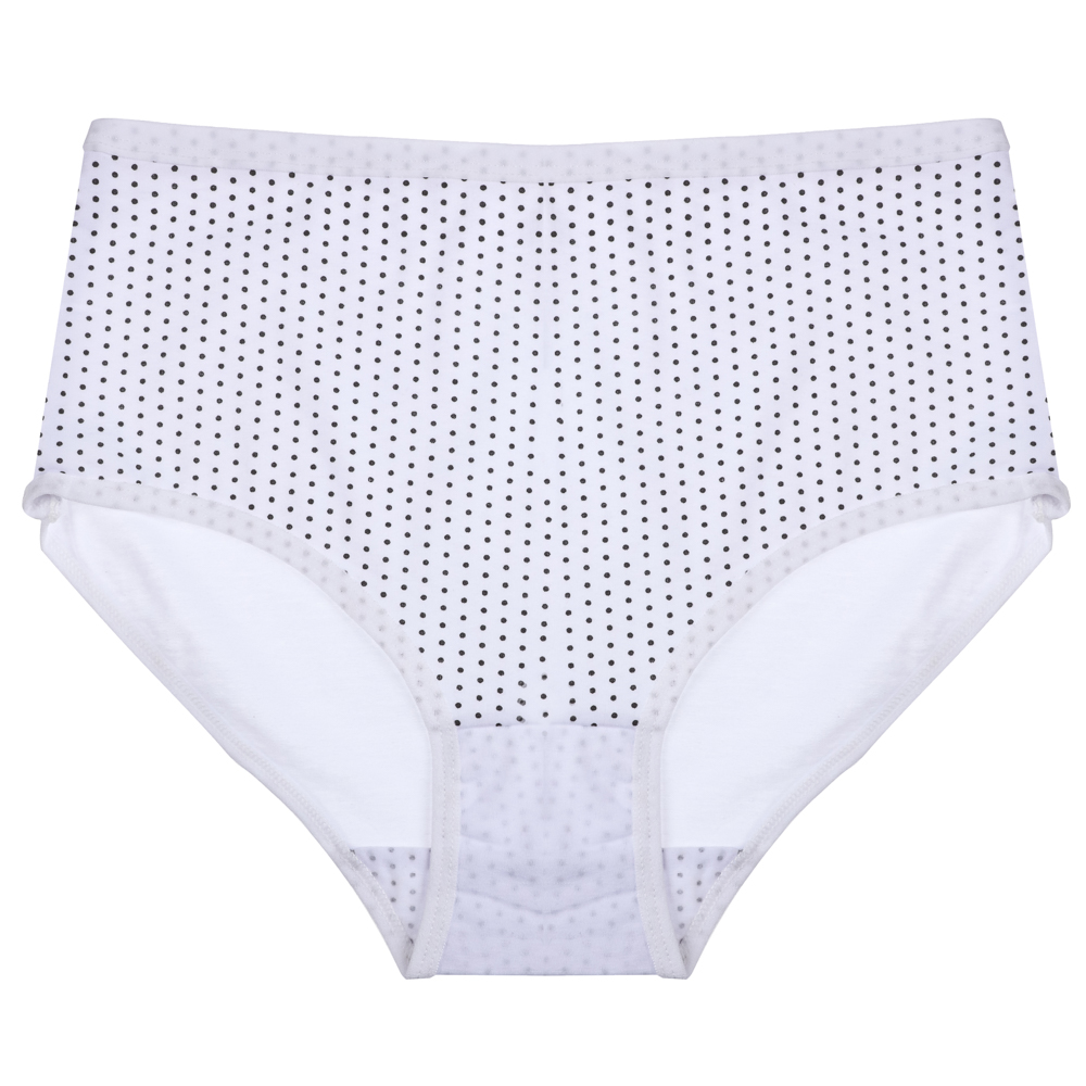 Трусы женские макси с принтом, р.52-54, 95% хлопок, 5% спандекс, Cotton #6001 - #11