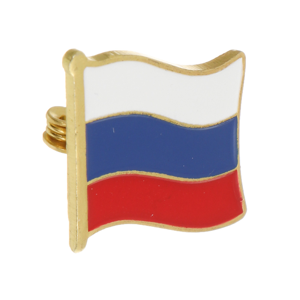 Значок на булавке флаг России тм Мечтай, 2,1 см - #2