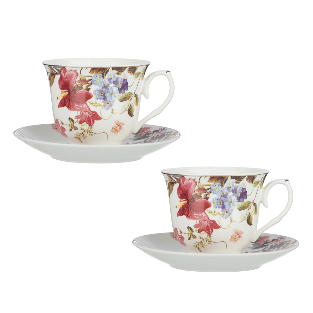 Набор чайный 4 пр., 225мл, MILLIMI, Джина, фарфор - #2