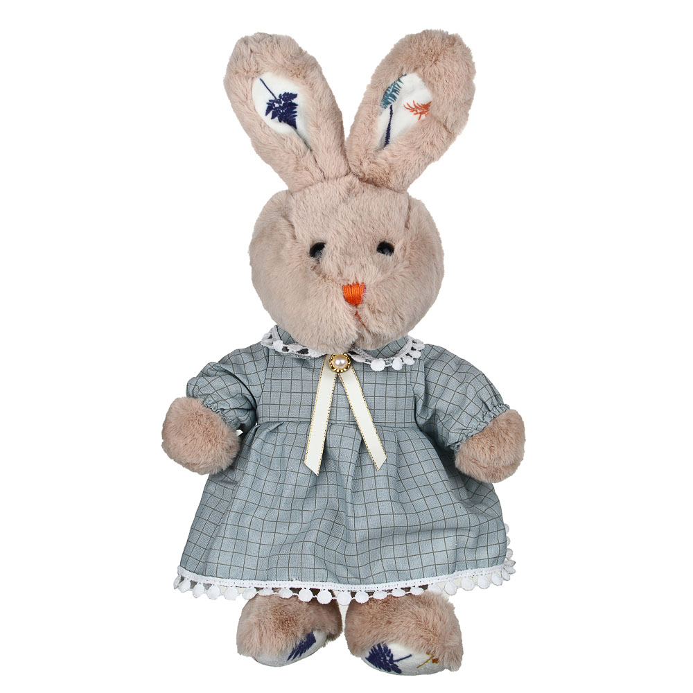 Сувенир интерьерный в виде зайца, 40 см, полиэстер, девочка в платье - #1