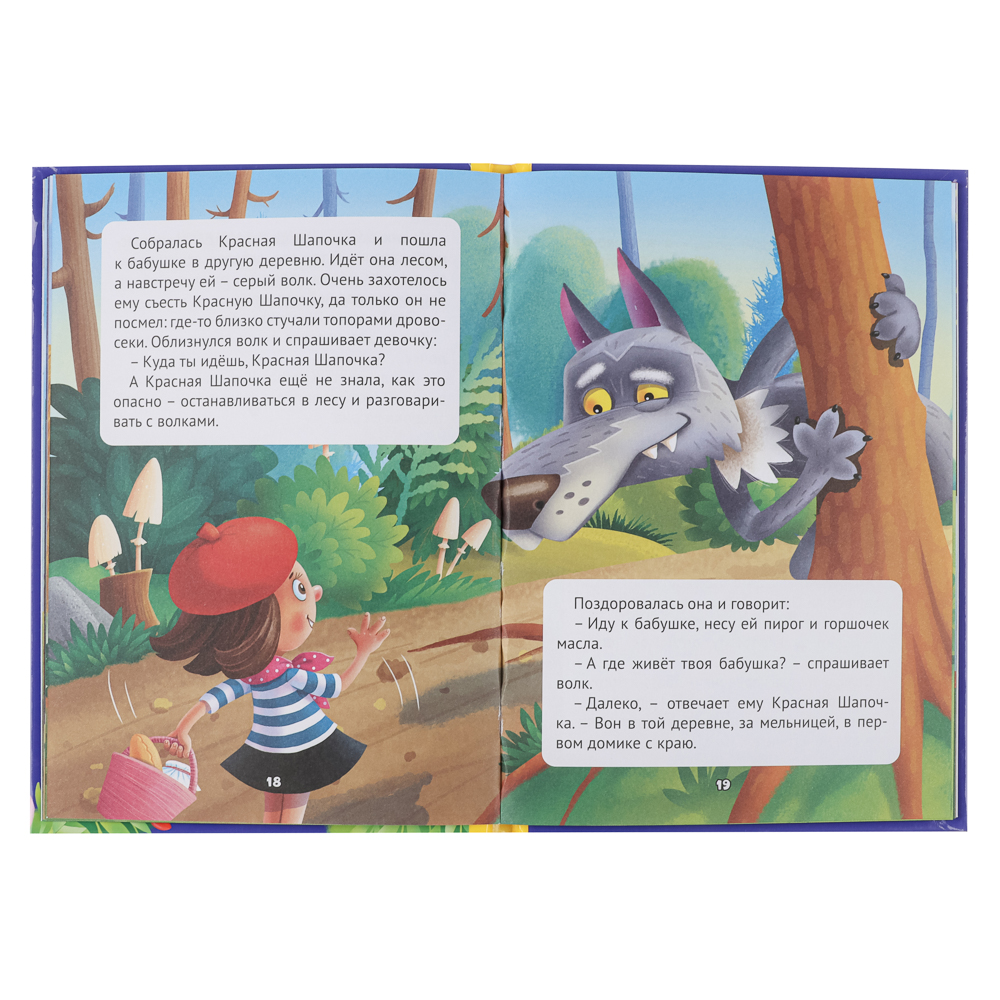 Книга "Сказки детям", твердый переплет, 14,5х20,3см, 48 стр., 5 дизайнов - #12