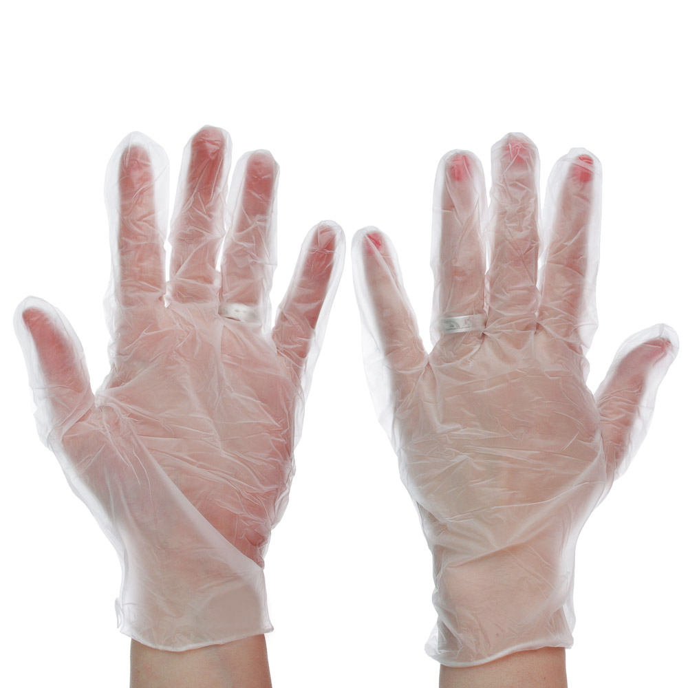 Набор перчаток из ПВХ Vetta, М, 10 шт - #1