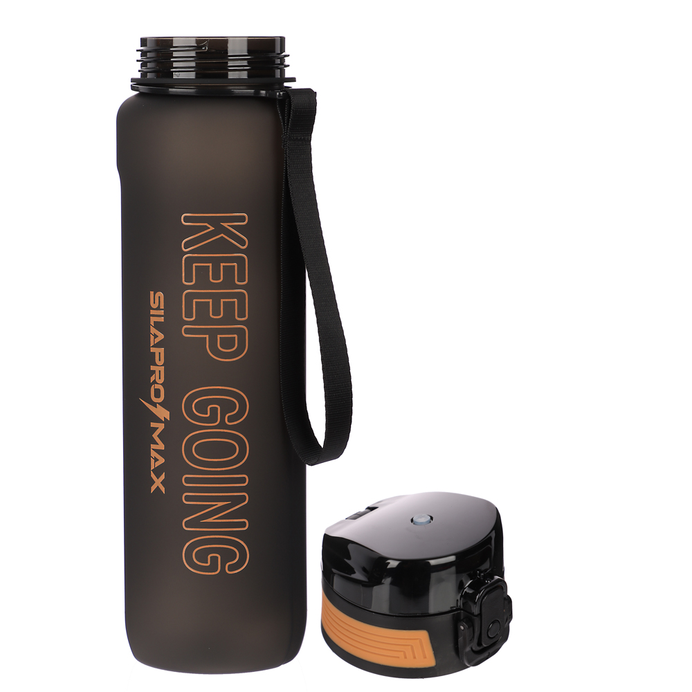 SILAPRO MAX Бутылка спортивная с замком, BLACK, 900мл, PC - #5