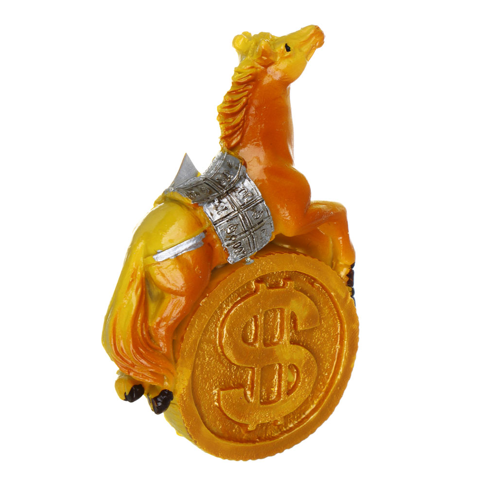 СНОУ БУМ Магнит Лошадь 6x8 см, полистоун, 4 дизайна - #4