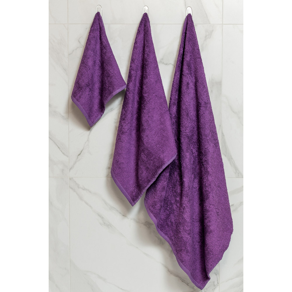 Полотенце махровое Provance "Бамбук", фиолетовый, сирень - #3