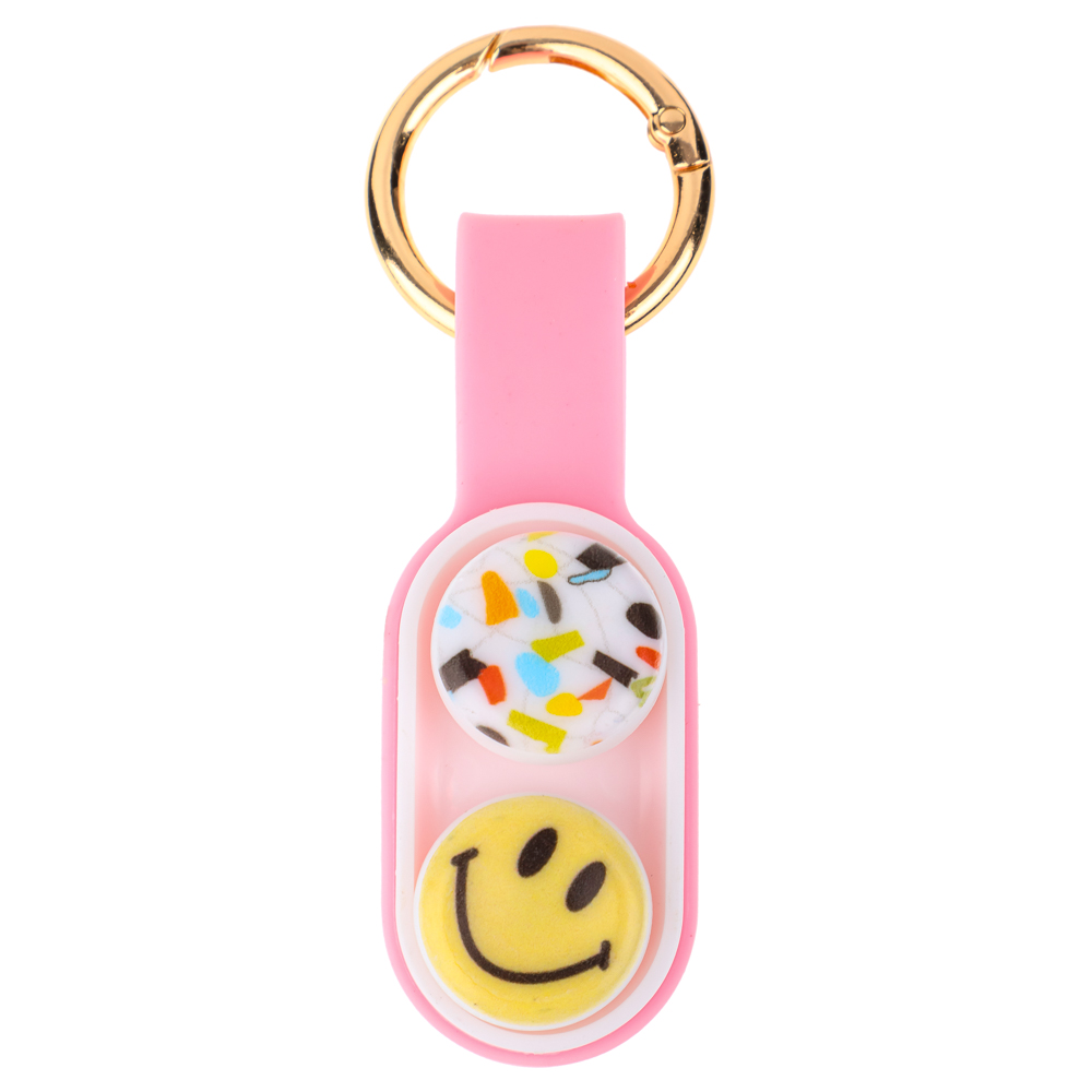 Игрушка антистресс "PPOPUCK", брелок, пластик, магнит 8х12х2см, 12 диз. - #37