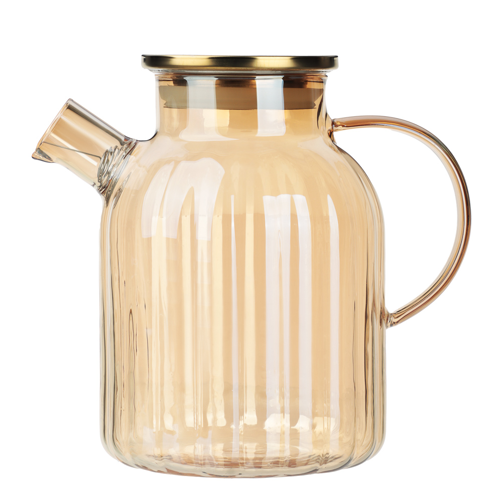 SATOSHI Кантри Чайник заварочный 1,8л, стекло, нерж.сталь - #1