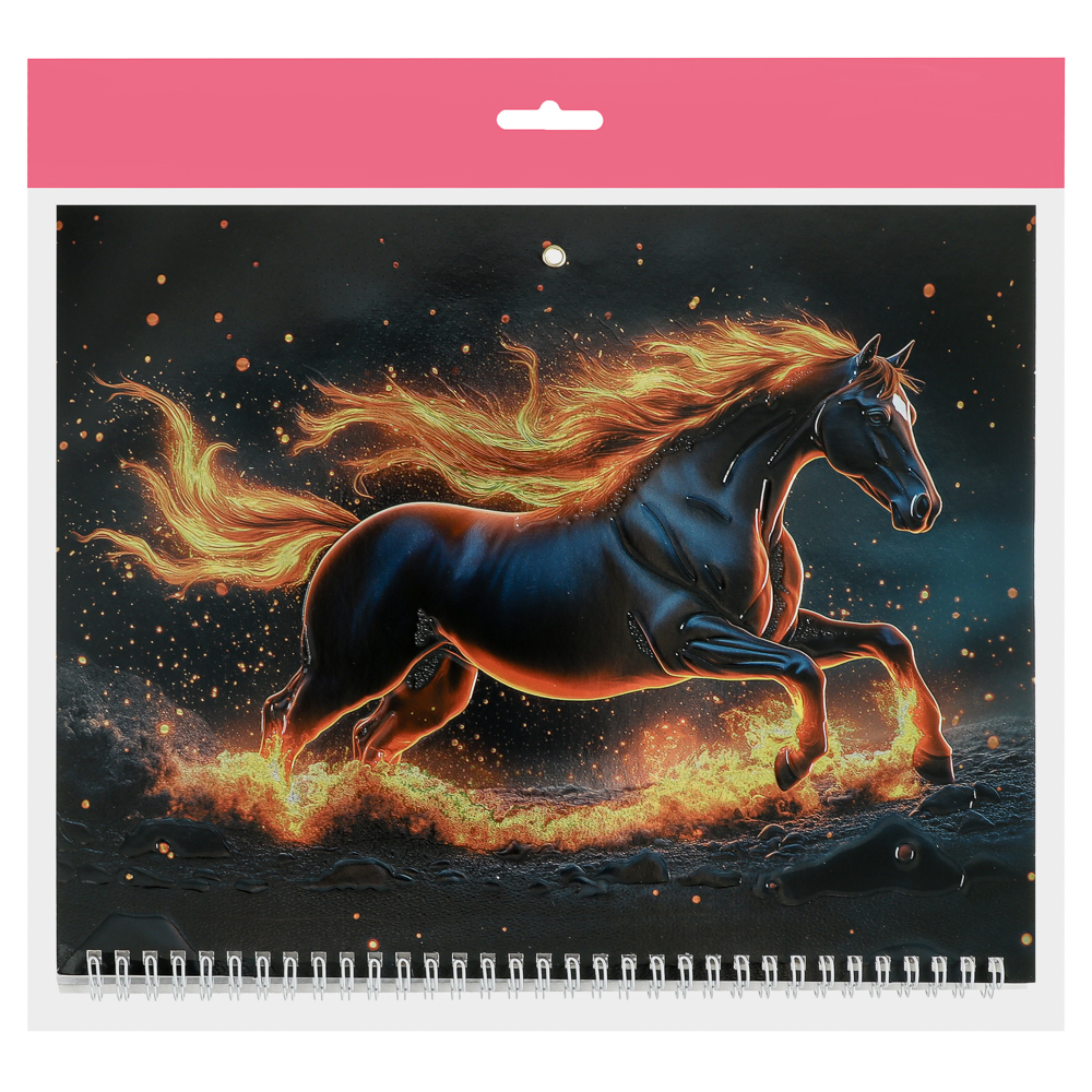 Календарь квартальный Символ Года 2026, 31x68см, тиснение с металлизированным покрытием - #21