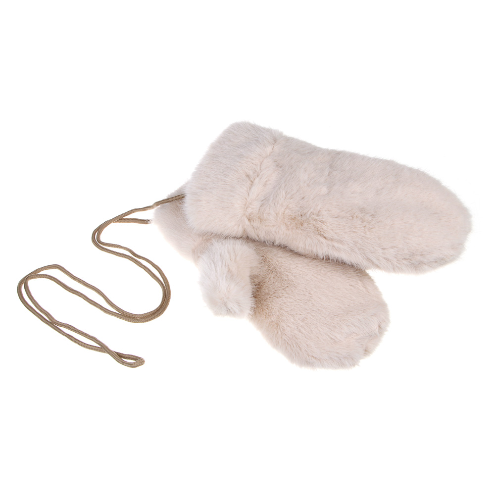 GALANTE Рукавицы женские из экомеха на веревке, р.18-20, 100% полиэстер, цвета в ас-те, ОЗ25-15 - #6