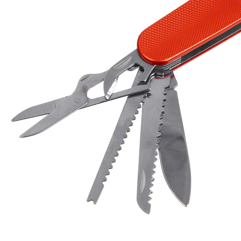 Нож перочинный тм ЕРМАК, 15см, многофункциональный, нержавеющая  сталь - #2