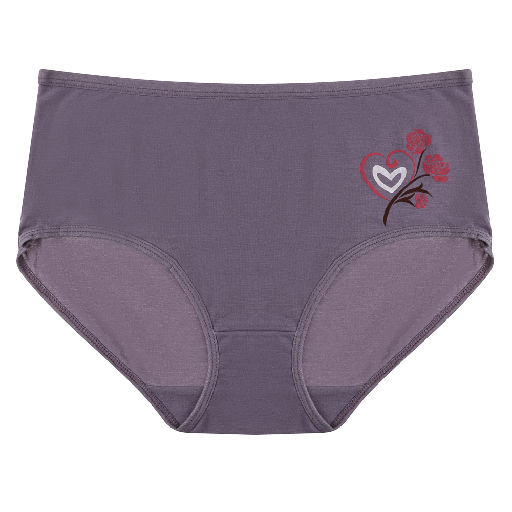 Трусы женские макси с принтом, р.50-52, 95% хлопок, 5% спандекс, Cotton #6001 - #2