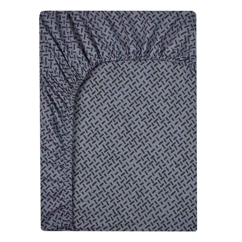 Простыня на резинке Provance, 160х200х20 см, серый - #1