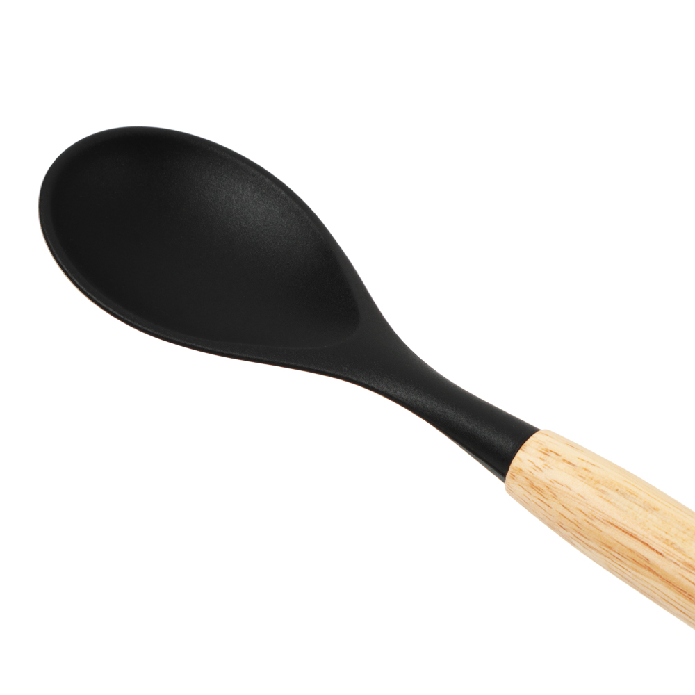 SATOSHI Аллон Набор кухонных принадлежностей 12пр., черный, силикон - #5