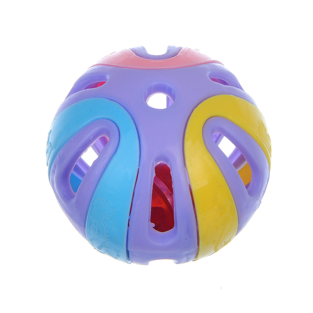 Набор игрушек для кошек тм VETTA, мячи разноцветные, 3шт по 5см - #4