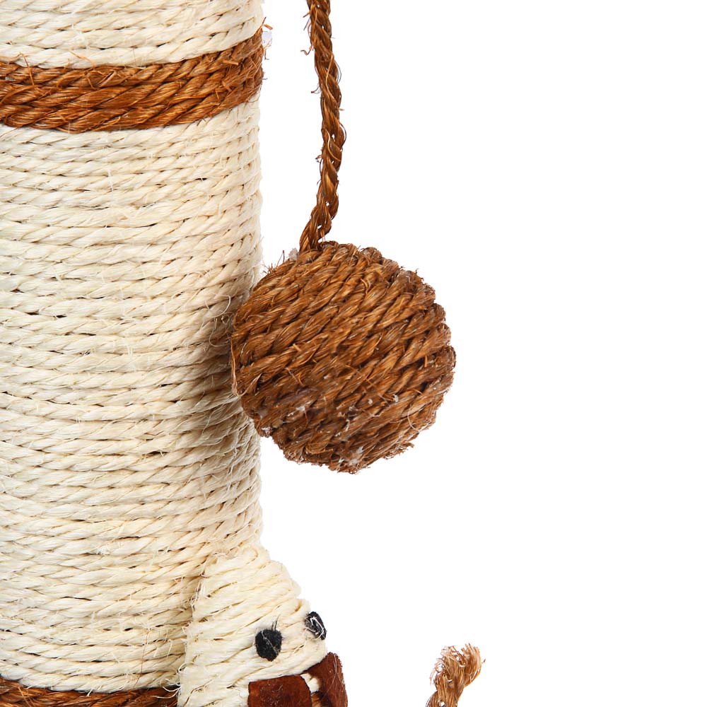 VETTA Когтеточка для домашних животных, бамбук, сизаль, 24х40 см, мышки - #3