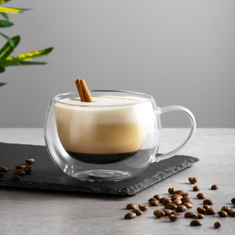 SATOSHI Кружка с двойными стенками, 270мл, стекло - #6