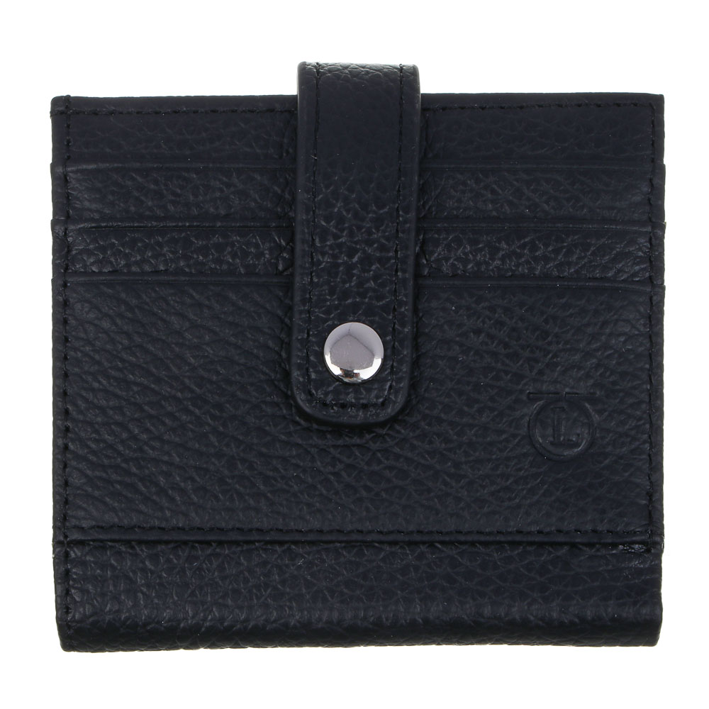 ЮL Ариксан Кардхолдер с отделением для купюр на кнопке, нат.кожа, 10х9х1см, 2 цвета, КЖ24-45 - #3