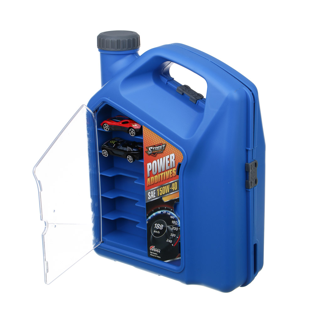 ИГРОЛЕНД Автотрек с машинками и запуском, 2 машинки, PP, 24x10x32 см, 2 дизайна - #5