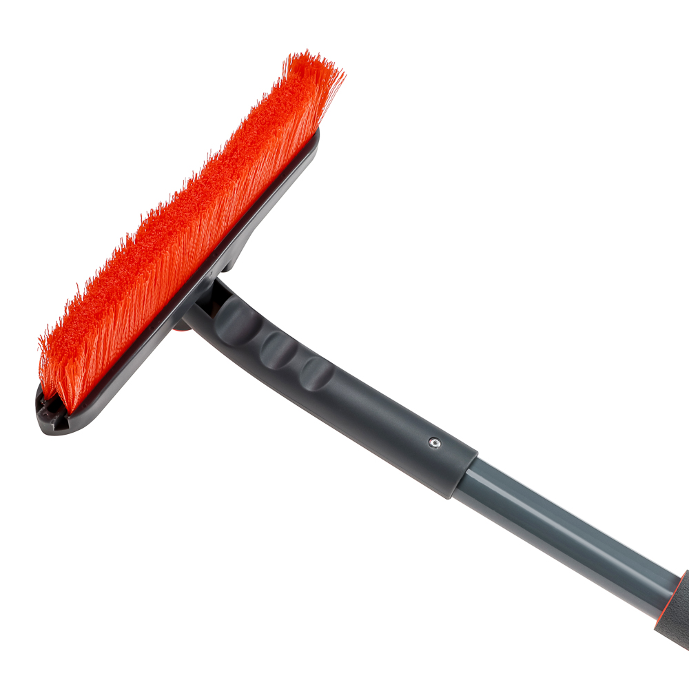 ЕРМАК Щетка для уборки снега со скребком, поворотный механизм, 61 см - #4