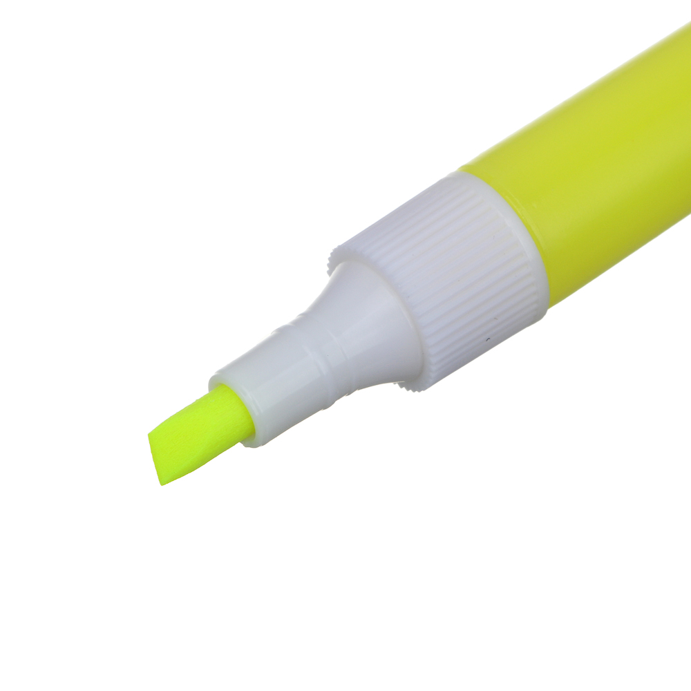 ClipStudio Маркер-выделитель желтый, круглый корпус, скошенный наконечник - #4