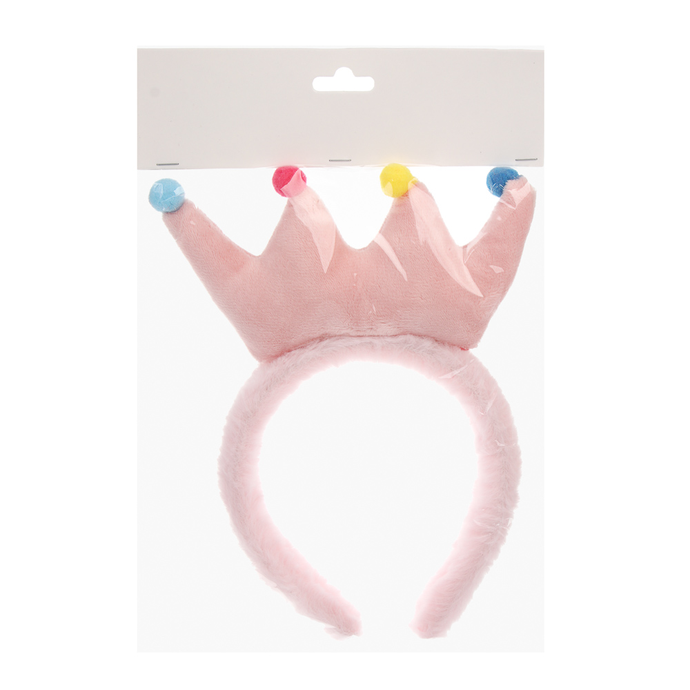 Ободок, 12,5 см, полиэстер, пластик, 5 дизайнов - #4