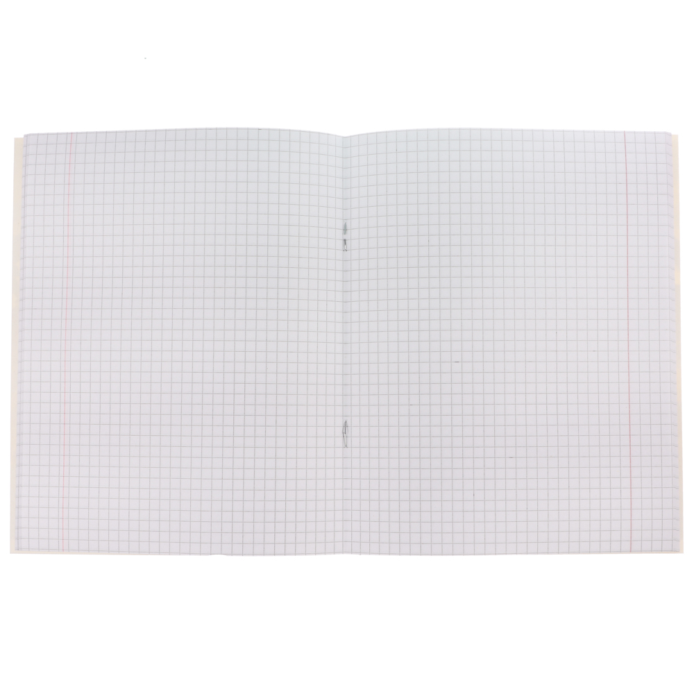 ClipStudio Тетрадь общая, 96 листов, в клетку, БЕЛЫЕ ЛИСТЫ, обложка - картон, скрепка, 4 диз - #4