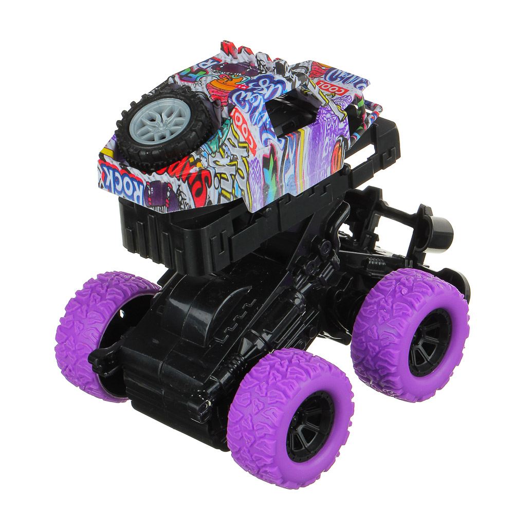 ИГРОЛЕНД Машина "Бигфут инерционный", ABS, 10х8,5х9см, 4 дизайна - #5