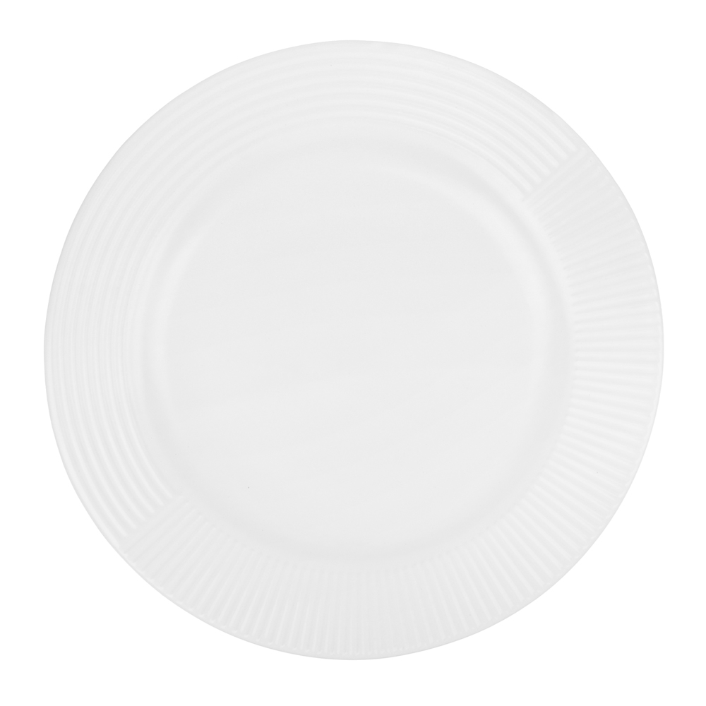 MILLIMI Монблан тарелка подстановочная 26,8см, керамика, белый - #1