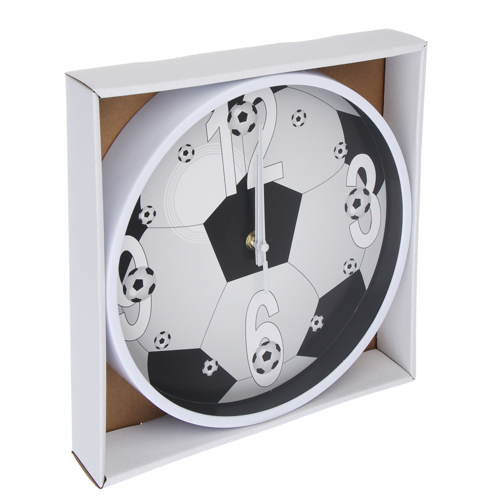 Часы настенные тм LADECOR CHRONO круглые, 24x24x4 см, пластик, стекло, 1хАА, арт.2 - #4