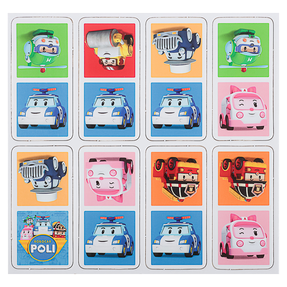 Робокар Поли.Наст.игра.Домино+пазл.18Эл, 18x5x18см - #10