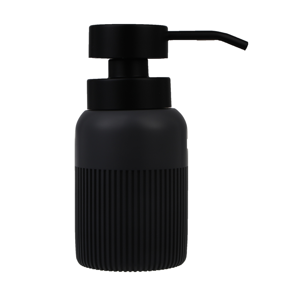 Диспенсер для жидкого мыла тм VETTA Модена, 230мл, полирезин, серый, 7x7x15см - #3