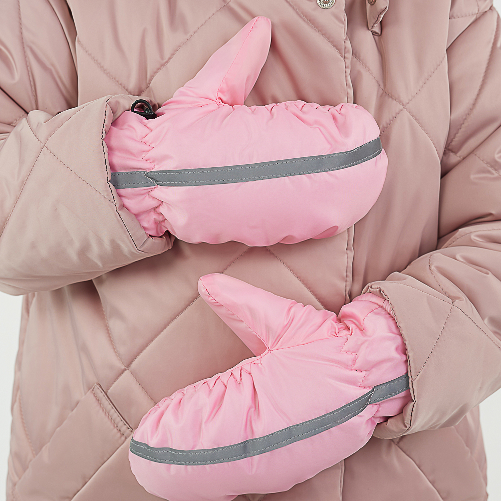 GALANTE Рукавицы детские утепленные с светоотражающей полосой, р.14, 3 цвета, СЗПВ24-28 - #8