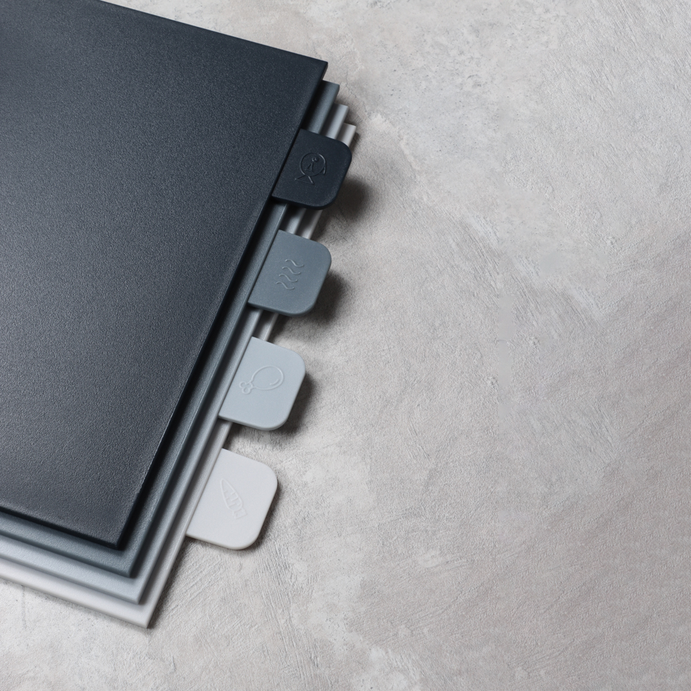 SATOSHI Набор досок разделочных на подставке 5пр 29х22,5х0,5см, пластик - #14