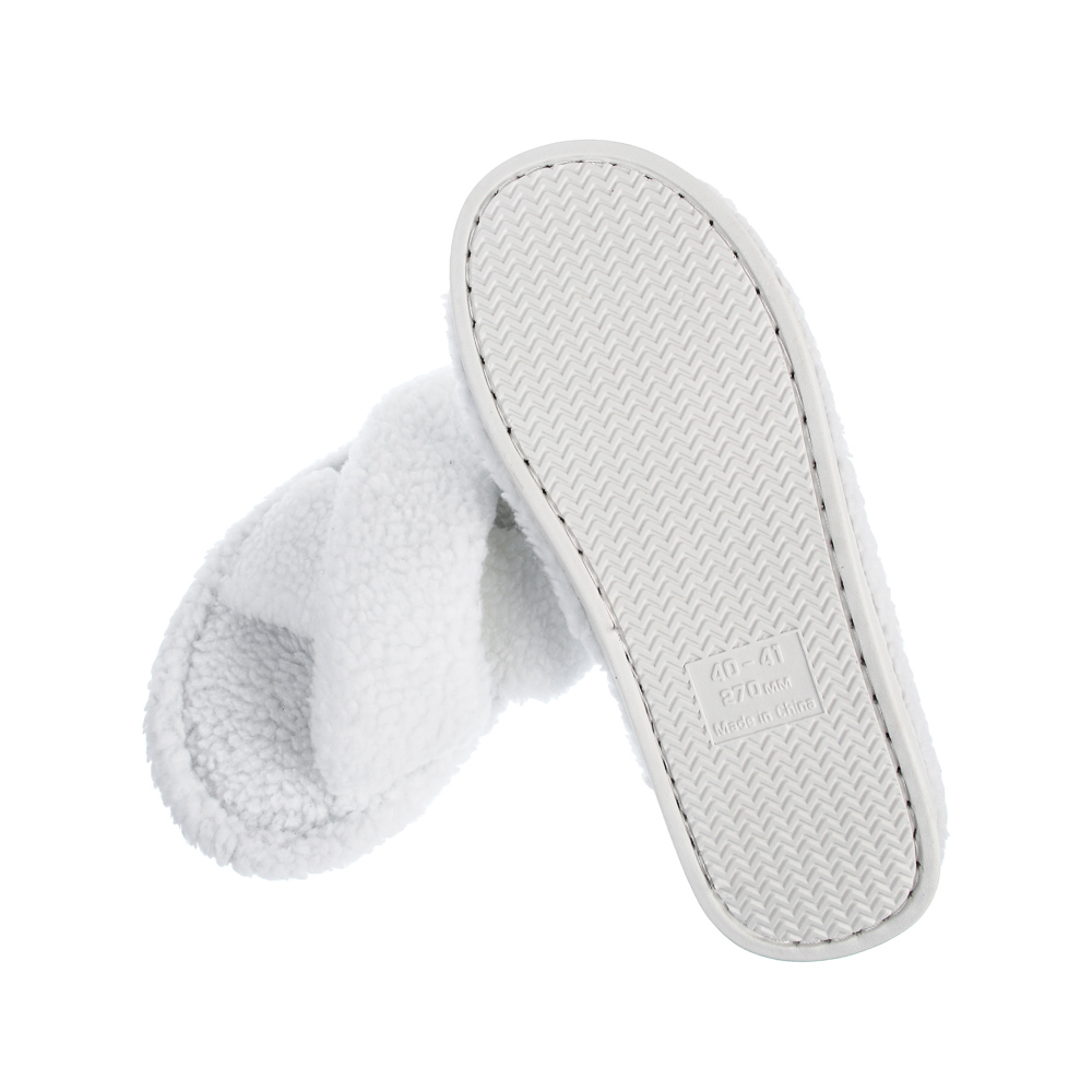 Обувь домашняя женская открытая, размер 40-41, цвет белый, #6 - #6