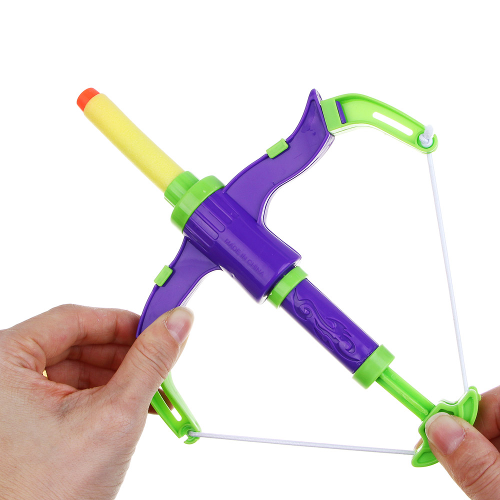 ИГРОЛЕНД Арбалет, стреляет мягкими пулями, PP, PVC, EVA, 19х3х26 см, 2 дизайна - #7