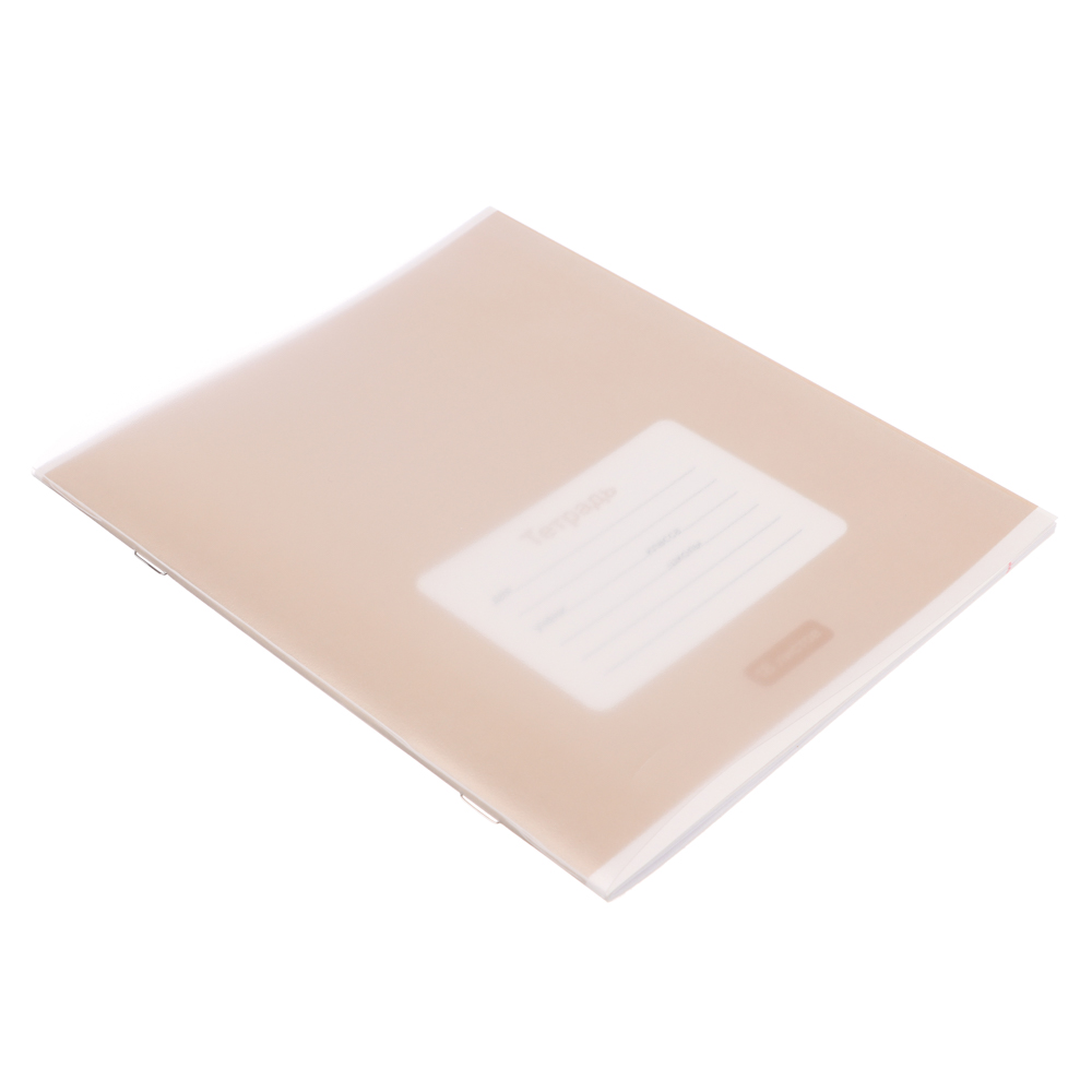 ClipStudio Тетрадь школьная 18л. в линейку, БЕЛЫЕ ЛИСТЫ, скрепка, обл. пластик - #4