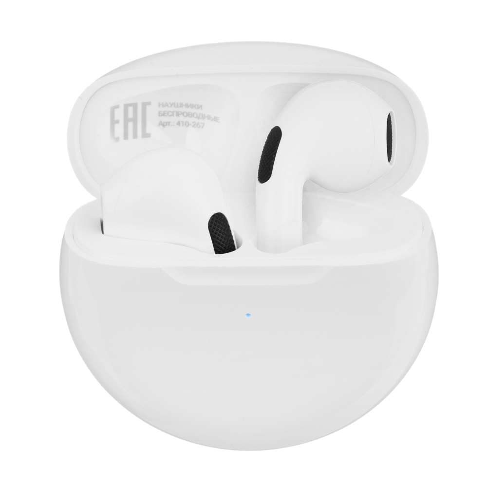Наушники беспроводные TWS BY Promo LitePods, вкладыши, 28/150 mAh, BT:5.3, белый - #1