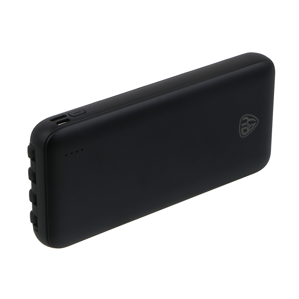 Аккумулятор мобильный BY 10000мАч, встроенные кабели, 10W, 2A, пластик, черный - #8