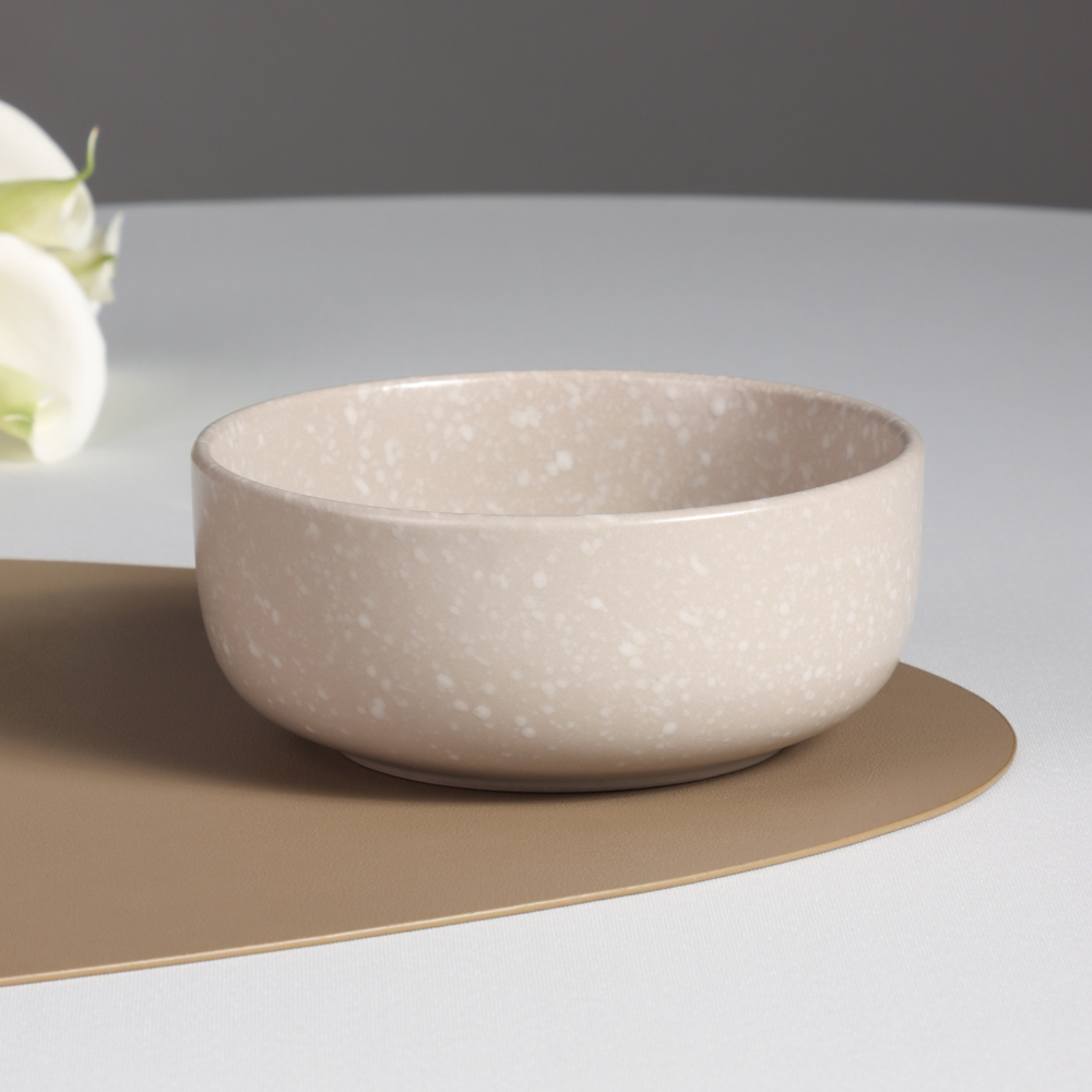 MILLIMI Салатник 620мл, 14.5х6см, керамика, бежевый - #7