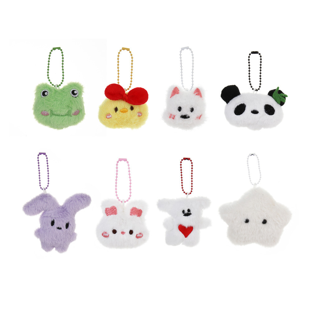 ИГРОЛЕНД Брелок-подвес мягкий "Миниатюрка" 9 см, полиэстер, металл, микс - #1