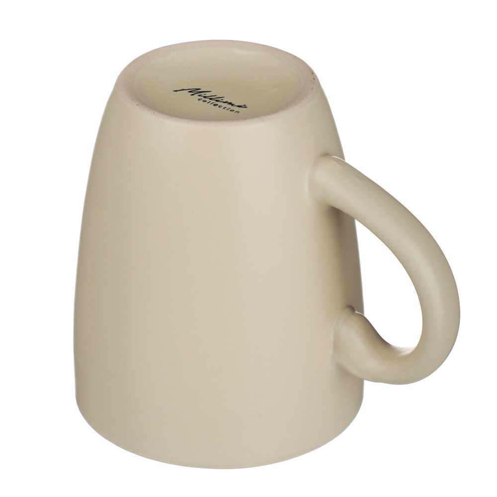 MILLIMI Набор стол.посуды 16пр(тар26см*4, тар20см*4, салатн650мл*4, кружка340мл*4) керамика, кремовы - #10