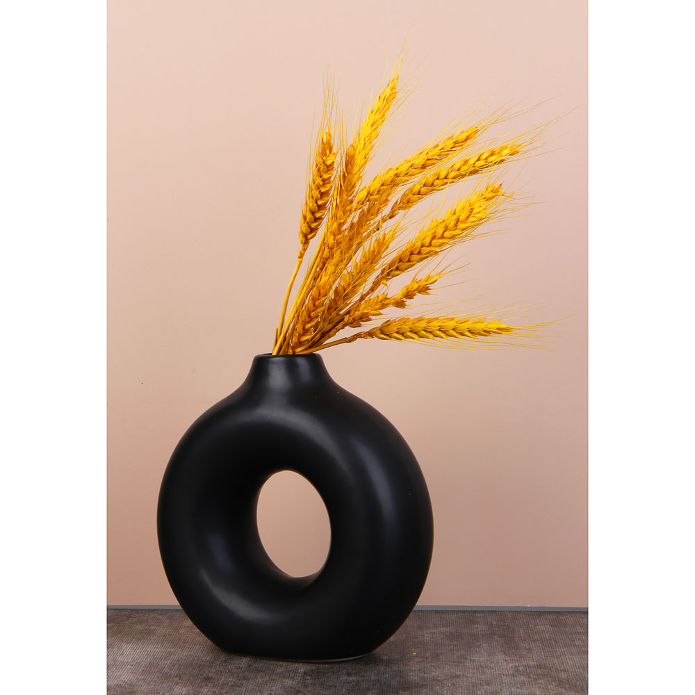 VETTA Вазон, 15,5x15x6 см, керамика, чёрный - #4