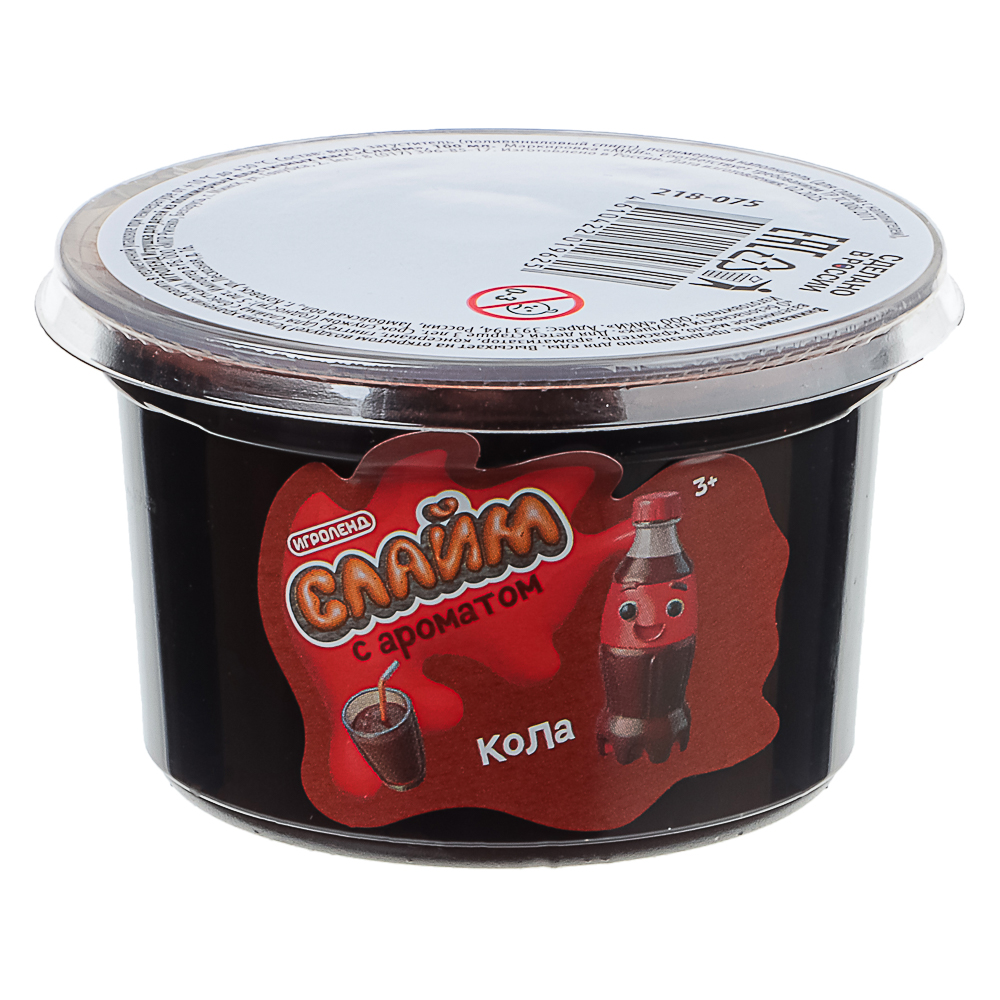 ИГРОЛЕНД Игрушка для детей из полимерных пластичных масс, "Слайм" с ароматом, 100 мл, 6 дизайнов - #2