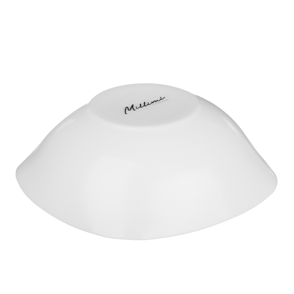 MILLIMI Маки Салатник, опаловое стекло, 480мл, 16.5х5.5см, квадратная форма - #6