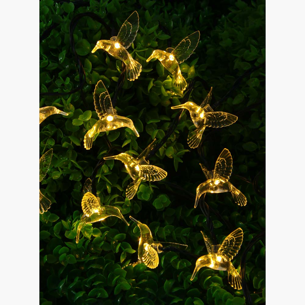 Гирлянда на солн. батар. тм INBLOOM Колибри, 7м, 20LED, шампань, AA600mAh Ni-MH,2 реж.,ABS,PVC,PS - #1
