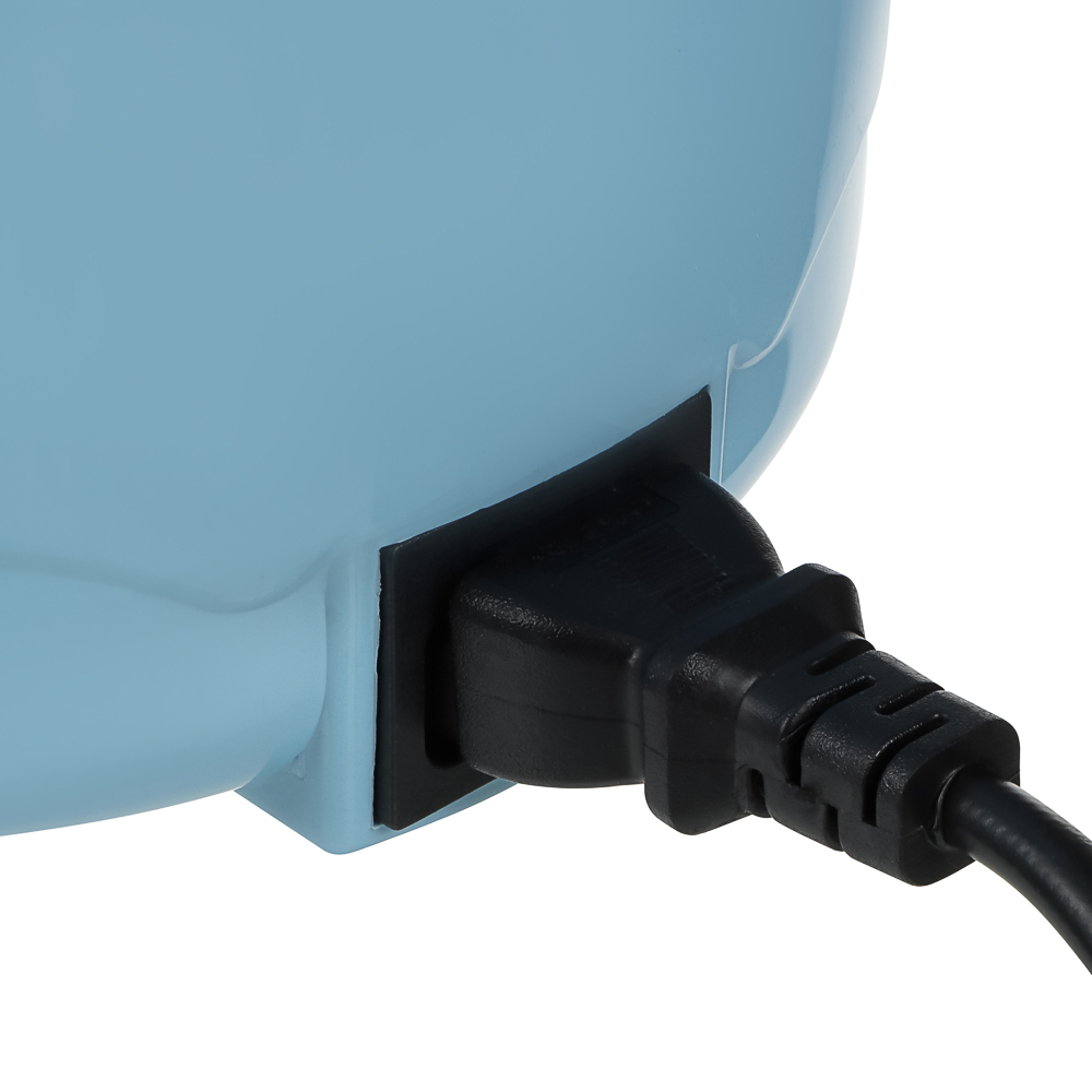 LEBEN Миниварка, 1,7л, 600Вт, двойная стенка, нерж. сталь, пластик, металл, голубой - #9