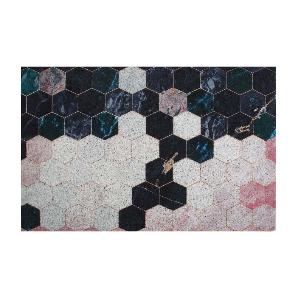 Коврик вырезной тм VETTA Соты, 80х120см, 2 дизайна - #2