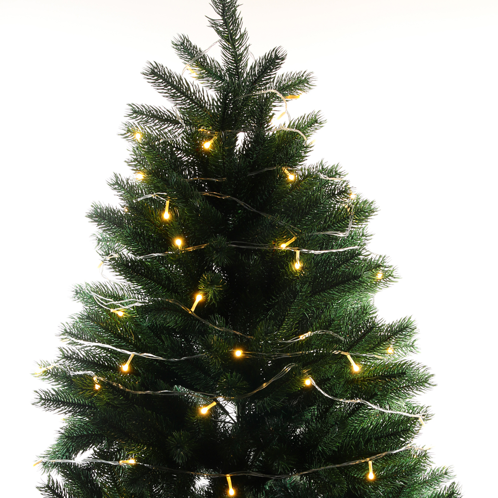 СНОУ БУМ Гирлянда эл. вьюн 20м, 120LED, шампань, 8 режимов, ПВХ прозрачный, 220В - #7