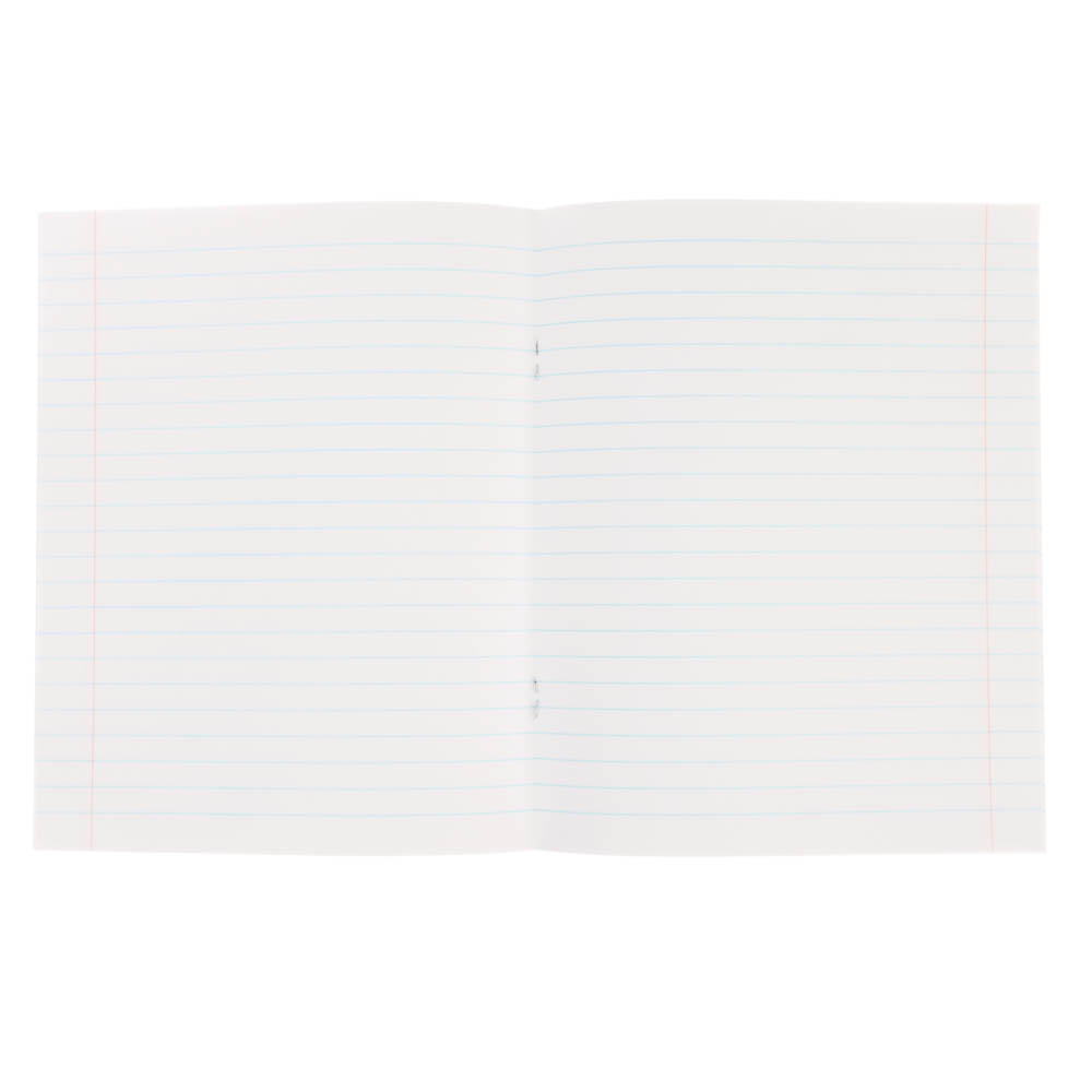 Тетрадь школьная 18л. в линейку ClipStudio, БЕЛЫЕ ЛИСТЫ, обл. пластик, скрепка - #4