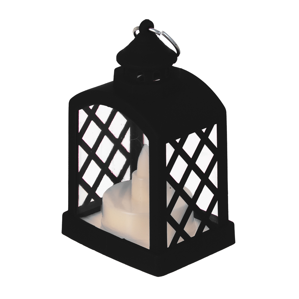 СНОУ БУМ Светильник декор. LED в виде фонаря, 5,5x4,5x9см, PP, 3хAG10, 1 режим, 2 дизайна - #4